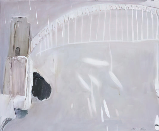 Paintings by Brett Whiteley: A Journey Through Australia's Most Celebrated Artistic Visionary - Lavender Bay in the Rain - Neo-Expressionism by Brett Whiteley