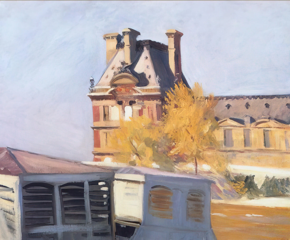 Paintings by Edward Hopper: The Master of American Solitude - Le Pavillon de Flore by Edward Hopper