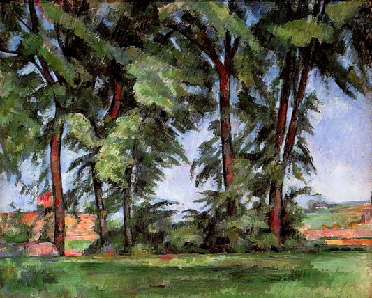 Paul Cézanne Paintings Price: A Collector's Guide to Value, Market Trends, and Investment Insights - Tall Trees at the Jas de Bouffan by Paul Cézanne
