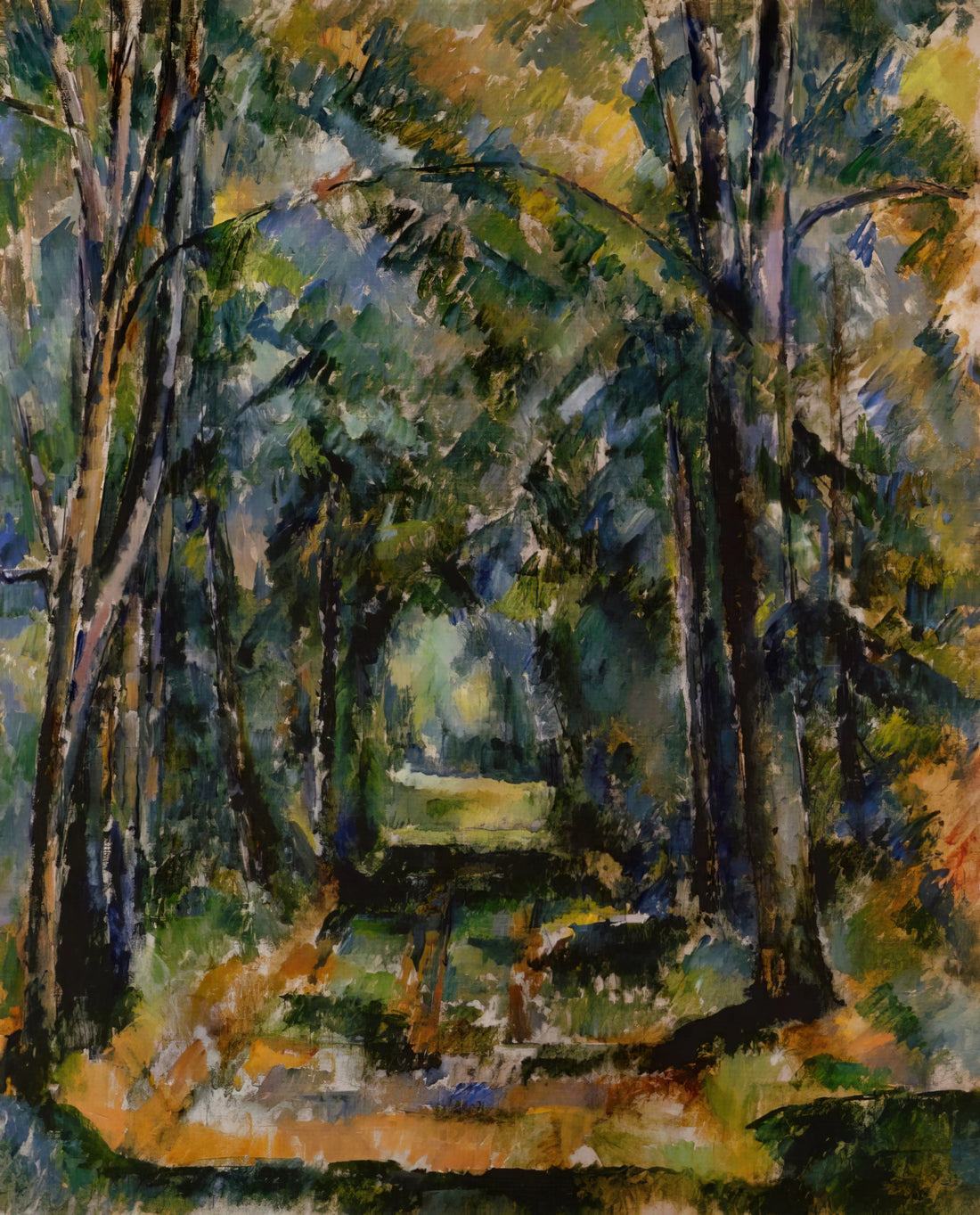Paul Cézanne Paintings: The Revolutionary Vision That Built Modern Art - The Alley at Chantilly by Paul Cézanne