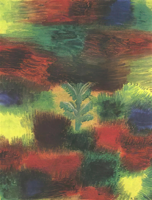 Paul Klee Art Prints: A Collector's Guide to the Master of Color and Line - LITTLE TREE AMID SHRUBBERY 1919 by Paul Klee