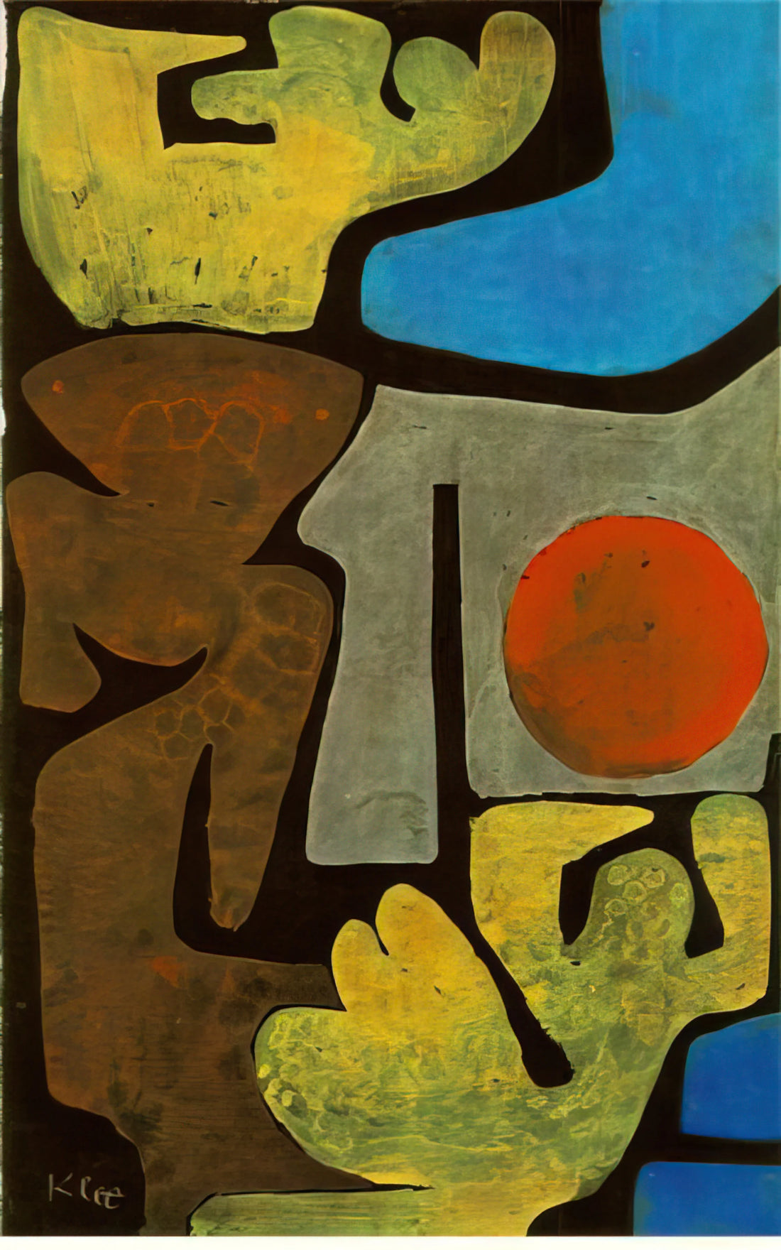 Paul Klee Canvas Prints: A Collector's Guide to Modernist Masterpieces - PARK OF IDOLS 1938 by Paul Klee