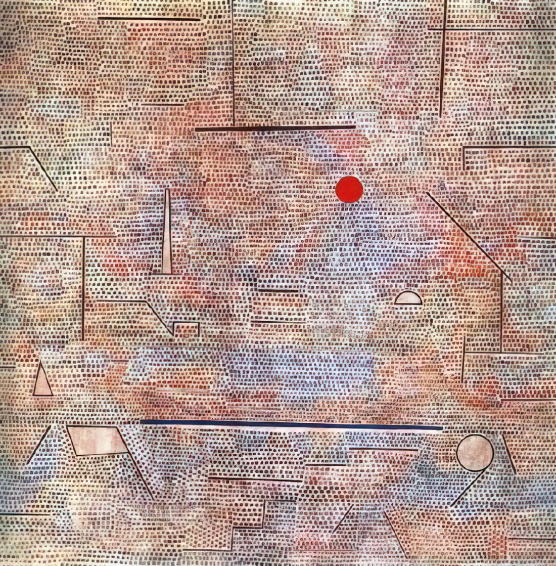 Paul Klee Côte de Provence: The Artist's Mediterranean Vision in Modern Art - CACODEMONIC 1916 by Paul Klee