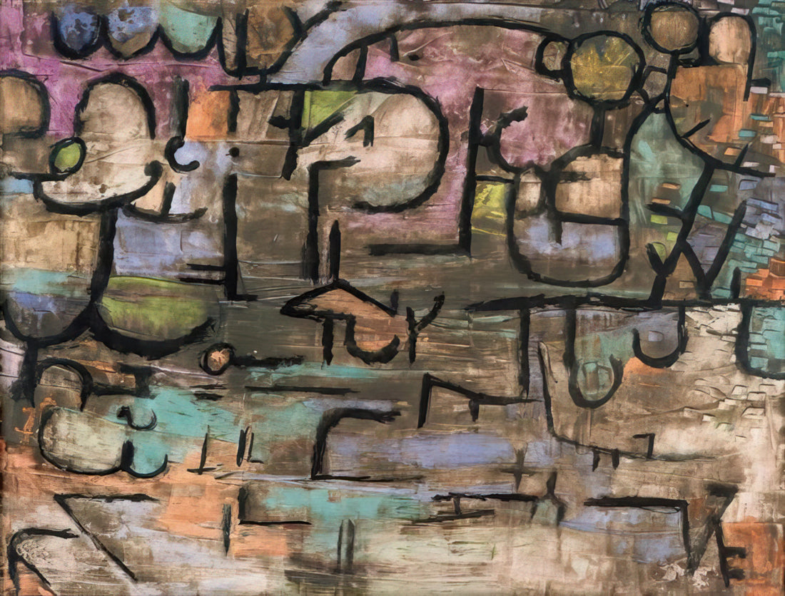 Paul Klee Images: A Journey Through the Symbolic Universe of a Modern Master - AFTER THE FLOODS 1936 by Paul Klee