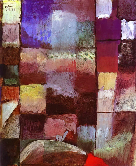 Paul Klee Self-Portrait: A Window into the Artist's Inner World - HAMAMET 1914 by Paul Klee