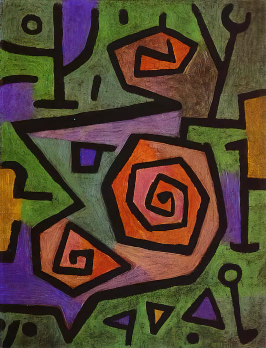 Paul Klee: One Who Understands – Decoding the Symbolic Language of a Modern Master - HEROIC ROSES 1938 by Paul Klee