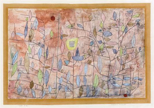 Paul Klee: The Movement of a Modernist Master and His Artistic Evolution - SPARSE FOLIAGE 1934 by Paul Klee