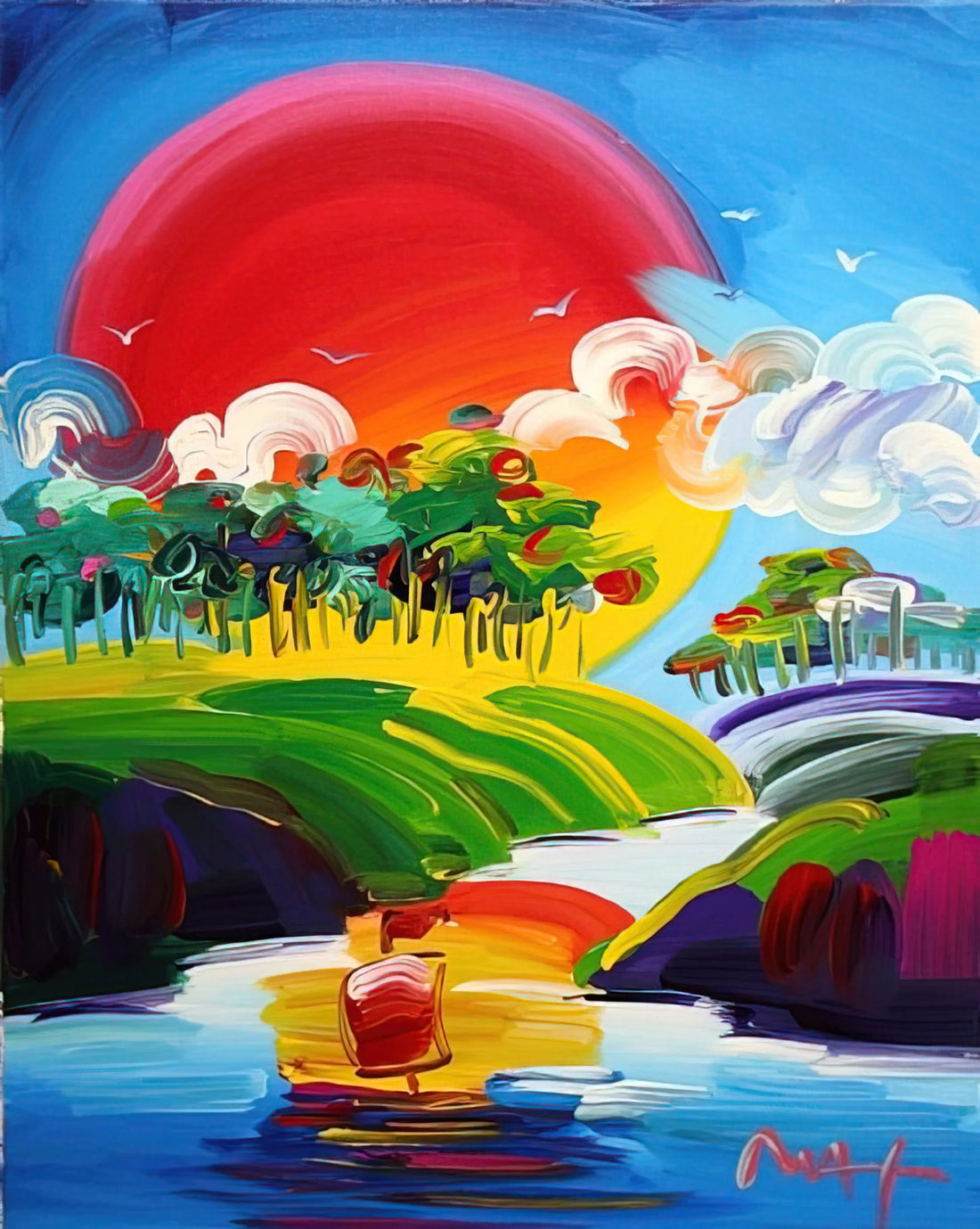Peter Max Prints: A Collector's Guide to the Psychedelic Pop Art Icon - WITHOUT BORDERS 2011 by Peter Max