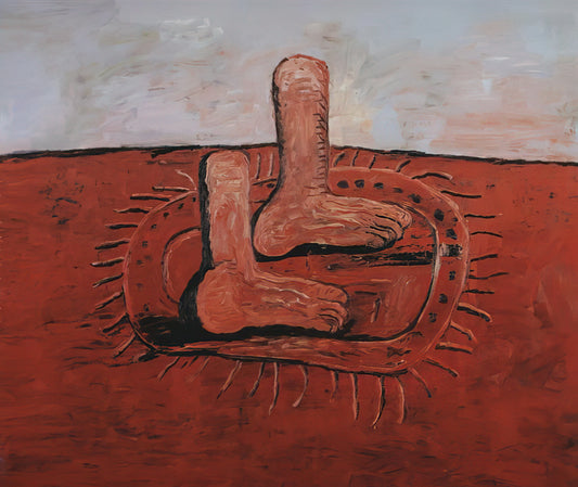 Philip Guston Art Prints: A Collector's Guide to the Late Master's Transformative Work - TWO FAT FEET by Philip Guston