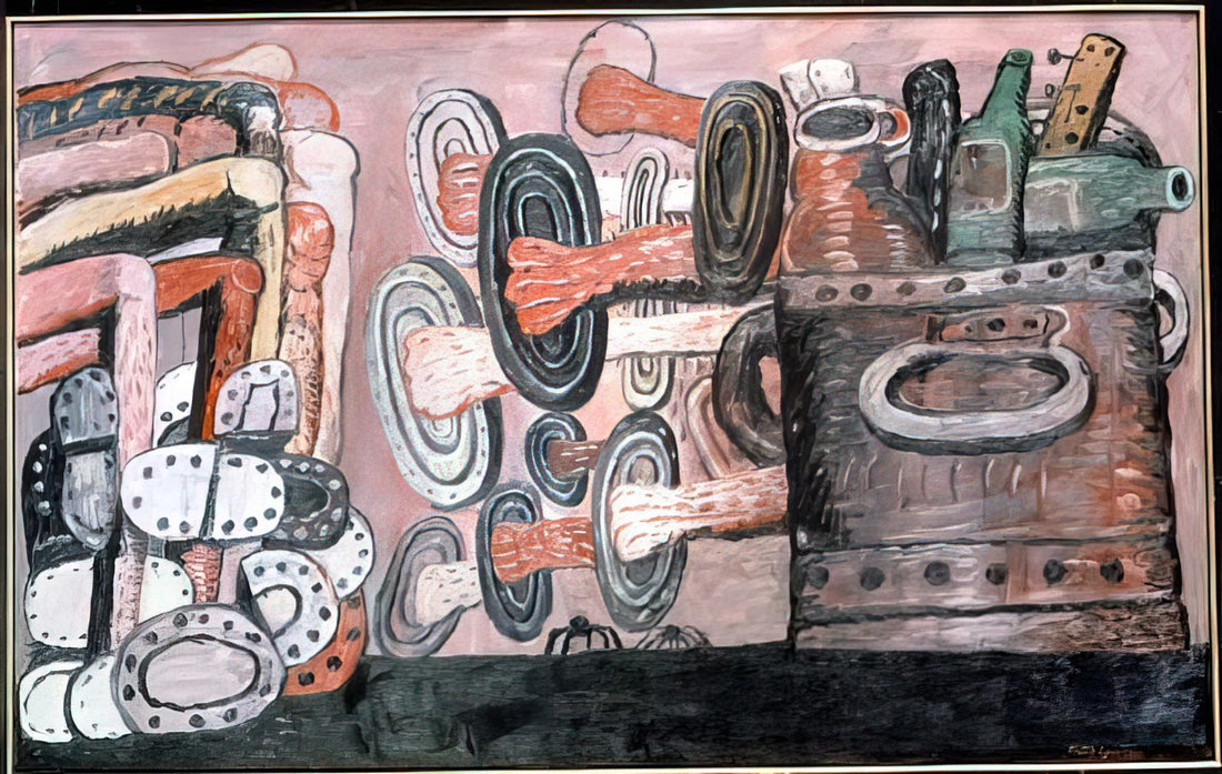 Philip Guston's Red Paintings: A Journey Through Late-Career Mastery and Artistic Reckoning - THE STREET 1977 by Philip Guston