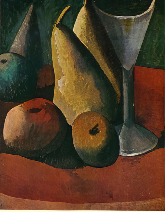 Picasso 1950s: A Decade of Reinvention and Enduring Legacy - Glass and fruits by Pablo Picasso
