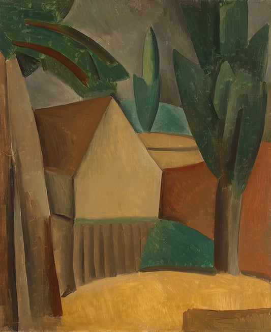 Picasso Lithograph Prints: A Collector's Guide to the Master's Graphic Genius - House in a Garden - 1908 by Pablo Picasso