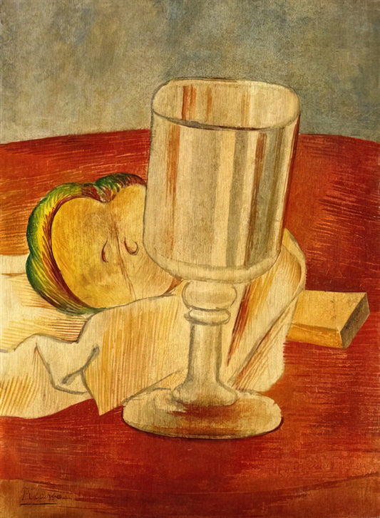 Picasso Museum Prints: A Collector's Guide to Authentic Artistic Legacy - Still life with Gobleet - 1914 by Pablo Picasso