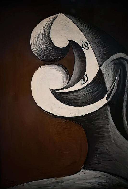 Picasso PPT: Understanding the Master's Artistic Evolution Through His Most Iconic Works - Abstraction Head - 1930 by Pablo Picasso