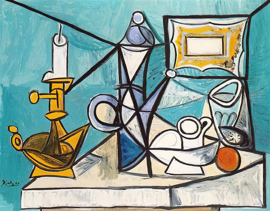 Picasso's 1920s Paintings: The Neoclassical Turn and Monumental Masterpieces - Still life with lamp - 1944 by Pablo Picasso