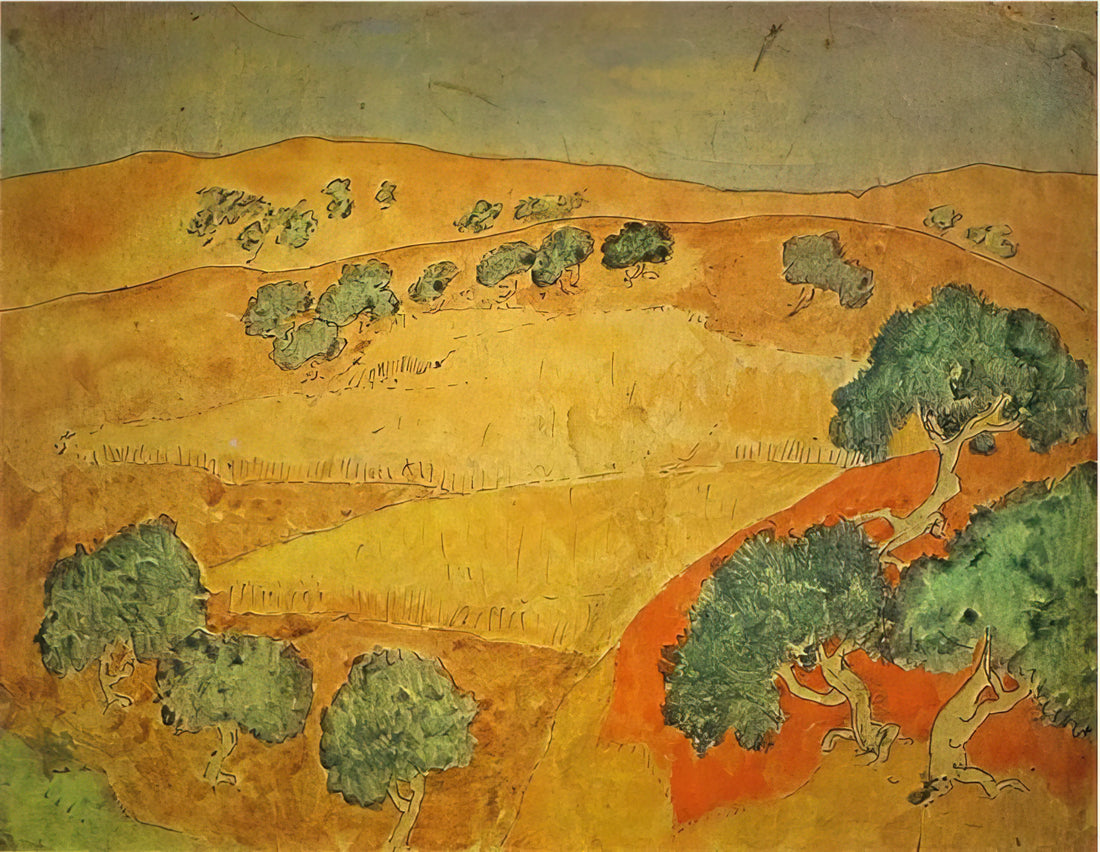 Picasso's Donkey Painting: A Masterpiece of Cubist Symbolism and Artistic Evolution - Summer landscape by Pablo Picasso