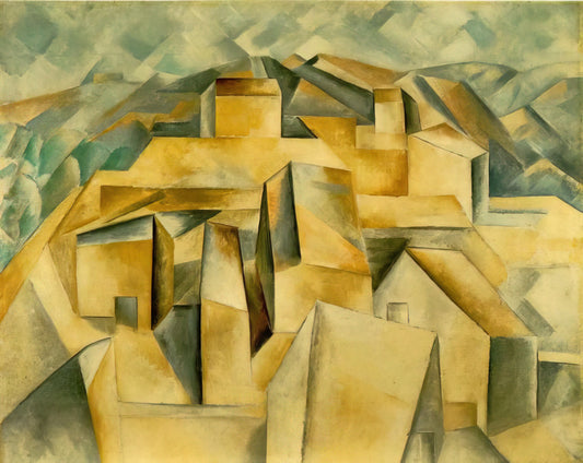 Picasso's Most Famous Work: A Curator's Guide to Guernica and Beyond - Houses on the hill by Pablo Picasso