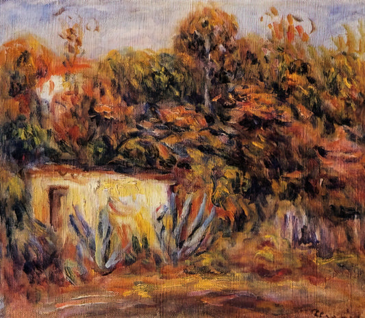 Pierre-Auguste Renoir Famous Works: A Curated Guide to the Impressionist Master's Essential Paintings - Cabin with Aloe Plants by Pierre-Auguste Renoir