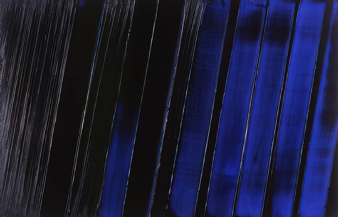 Pierre Soulages Paintings: A Journey into the Power of Black Light - Peinture 11 Juillet 1987 - 1987 by Pierre Soulages