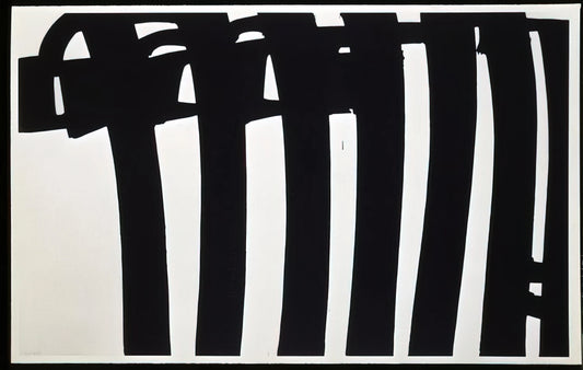 Pierre Soulages Prints for Sale: A Collector's Guide to the Master of Black - Peinture 202 x 327 cm, 17 janvier 1970 - 1970 by Pierre Soulages