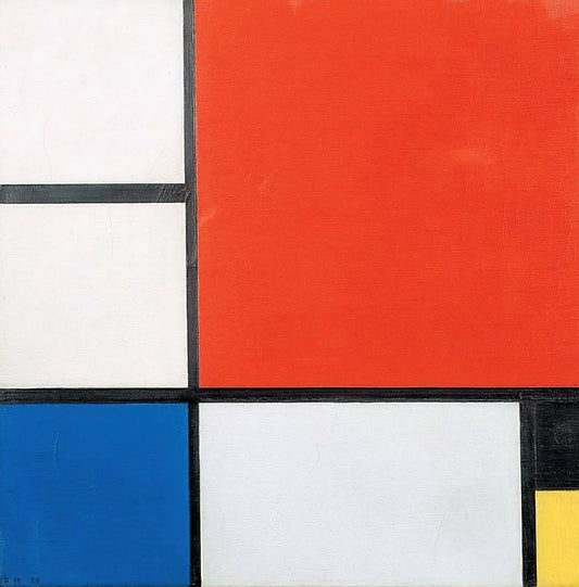 Piet Mondrian Art for Sale: A Collector's Guide to Acquiring Iconic Modernist Prints - Composition 2 by Piet Mondrian