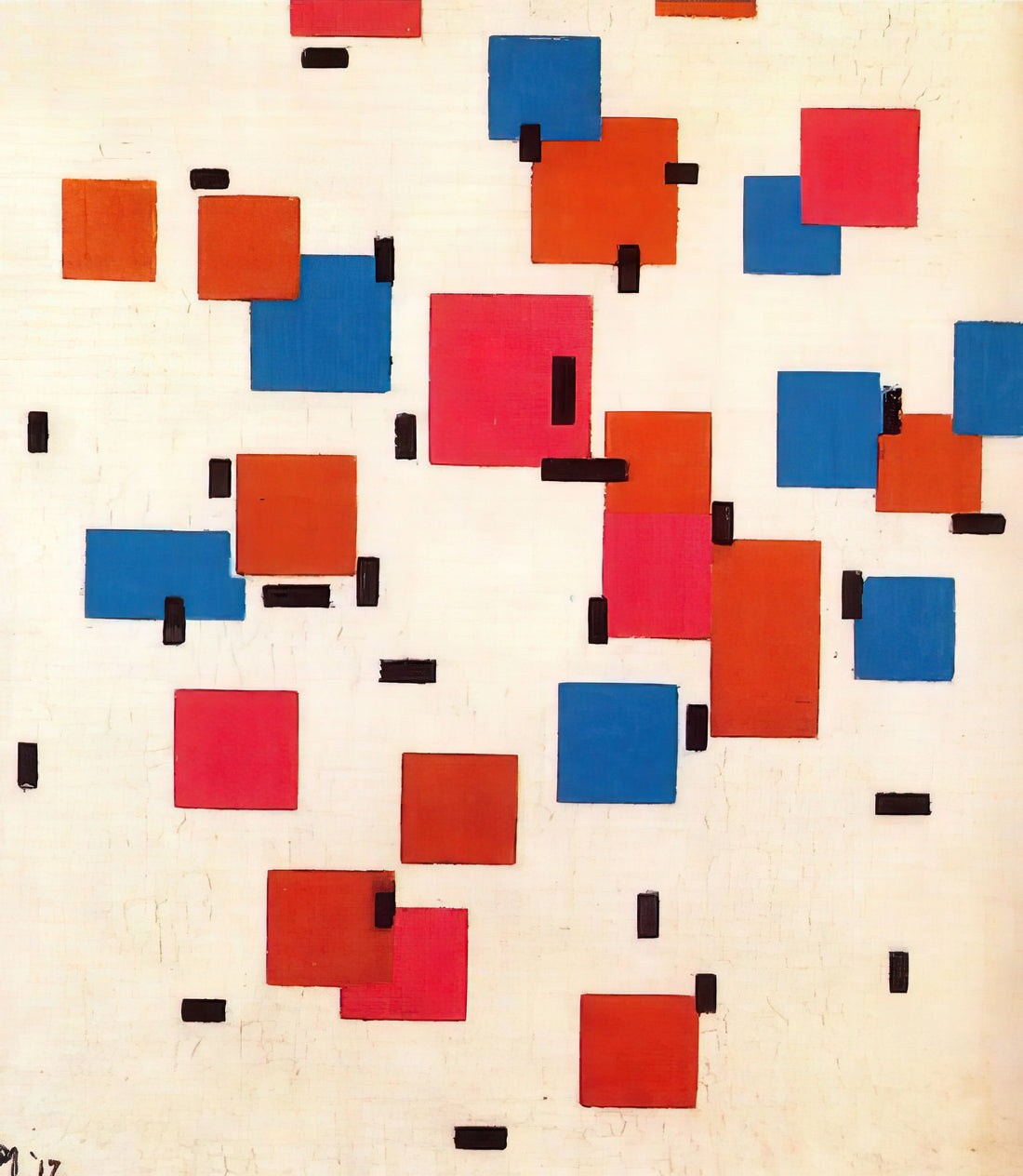 Piet Mondrian Canvas Print: A Guide to Owning a Modernist Icon - Composition in Color A by Piet Mondrian