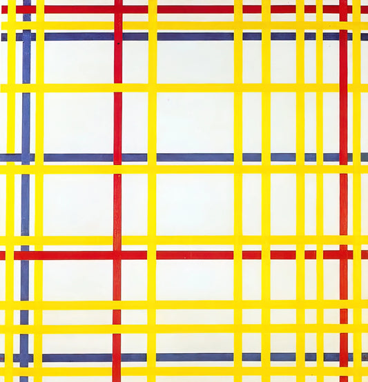 Piet Mondrian Complete Works: From Dutch Landscapes to Neoplasticism - New York City I by Piet Mondrian