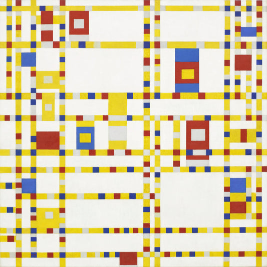 Piet Mondrian Painting Style: A Definitive Guide to Neoplasticism - Broadway Boogie Woogie by Piet Mondrian
