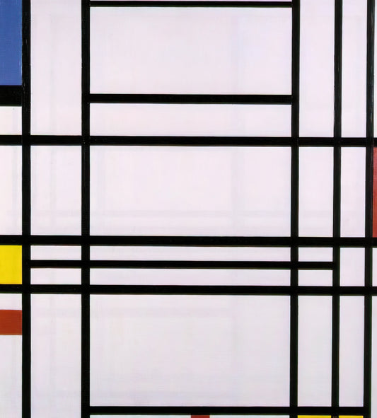 Piet Mondrian and the Evolution of Modern Art: From Figuration to Pure Abstraction - Composition No.10 by Piet Mondrian