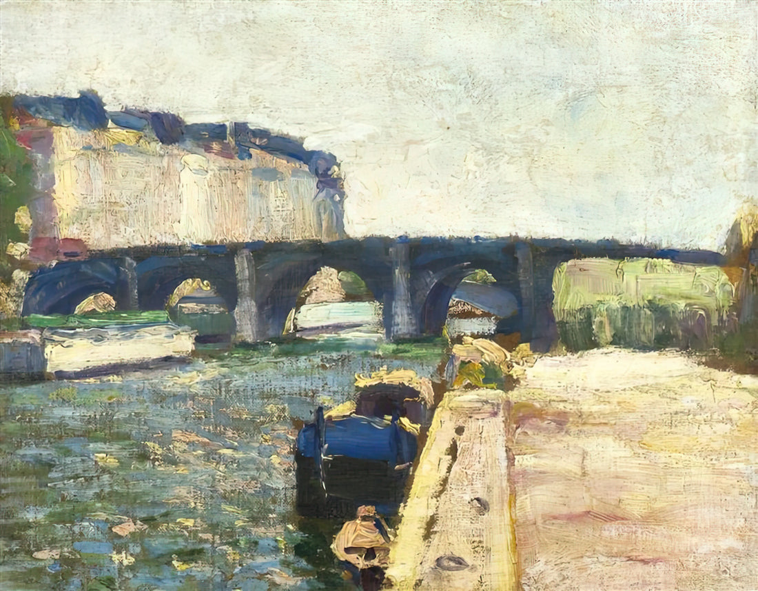 Pink Studio by Matisse: A Masterpiece of Color and Form in Modern Art - PONT DE SEINE 1897 by Henri Matisse