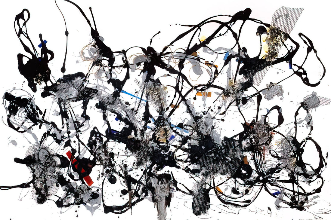 Pollock Replica Canvas: The Art of Authentic Reproduction in Abstract Expressionism - NUMBER 29 1950 by Jackson Pollock