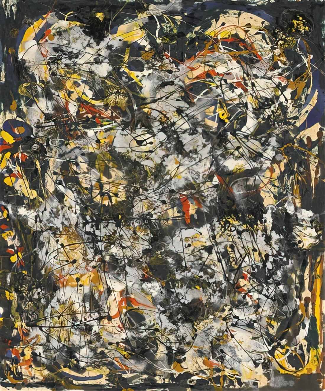 Pollock Summertime Print: A Masterpiece of Abstract Expressionism - NUMBER 4 1951 by Jackson Pollock