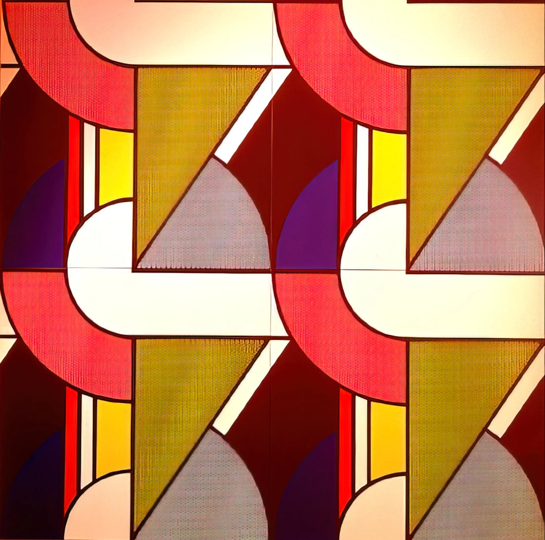 Pop Art Roy Lichtenstein Artwork: A Definitive Guide to the Comic Strip Master - MODULAR PAINTING WITH FOUR PANELS 2 1969 by Roy Lichtenstein
