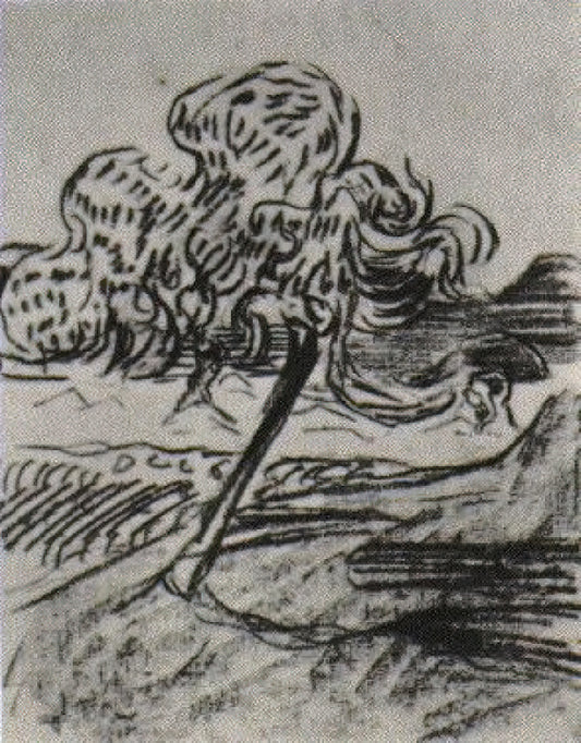 Prints of Van Gogh Paintings: A Curator's Guide to Owning His Masterpieces - Study of a Fruit Tree by Vincent van Gogh