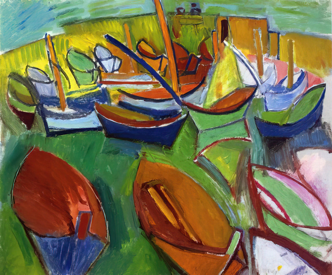 Raoul Dufy Lithographs: A Guide to the Artist's Vibrant Printmaking Legacy - MARTIGUES 1907 by Raoul Dufy