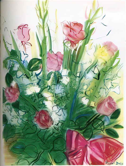 Raoul Dufy Signed Lithograph: A Collector's Guide to Authenticity and Value - BOUQUET OF ROSES by Raoul Dufy