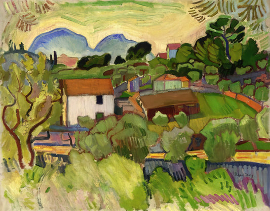 Raoul Dufy's Baie des Anges: A Radiant Celebration of the French Riviera - THE RIVER by Raoul Dufy