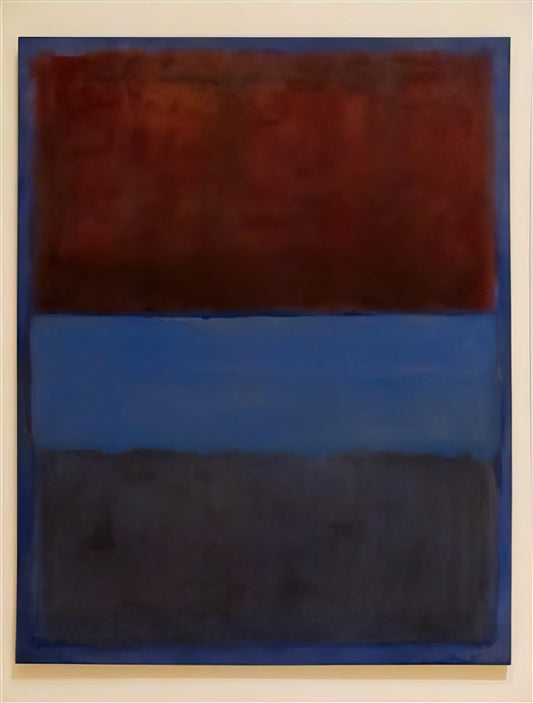 Red on Maroon Rothko: A Deep Dive into the Artist's Signature Color Field Masterpiece - No.61 Rust and Blue - 1953 by Mark Rothko