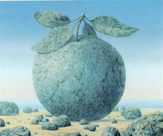 René Magritte Art Prints: Surrealist Masterpieces for Your Collection - THE GREAT TABLE 1963 by Rene Magritte
