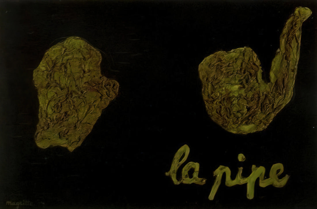 René Magritte and Surrealism: Decoding the Visual Paradoxes of a Modern Master - THE PIPE 1927 by Rene Magritte
