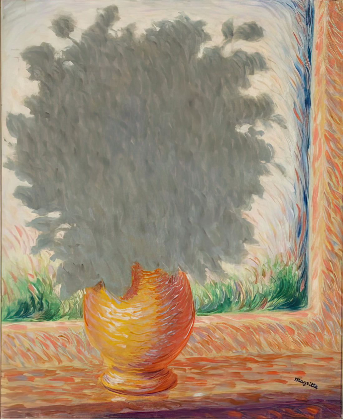 René Magritte and Surrealism: The Mind's Eye and the Art of the Impossible - LIGHTNING 1944 by Rene Magritte