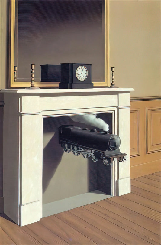 René Magritte at Tate: Exploring the Surrealist Master's Vision Through Museum Exhibitions - TIME TRANSFIXED 1938 by Rene Magritte