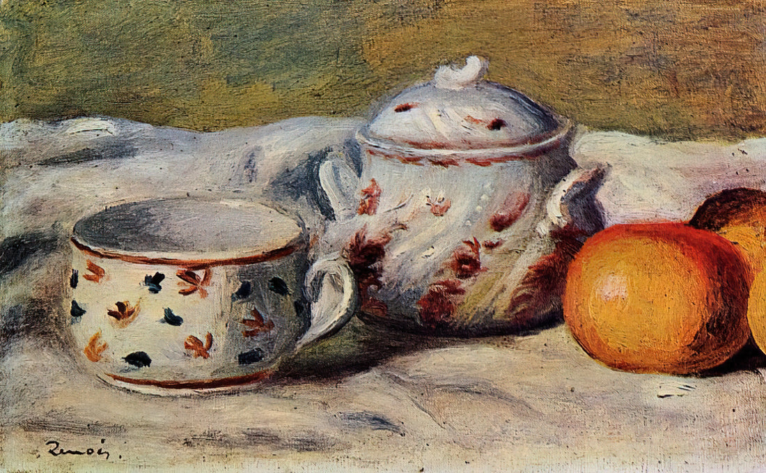 Renoir at the Met: A Curator's Guide to the Impressionist Master's Works in New York - Still Life with Cup and Sugar Bowl by Pierre-Auguste Renoir