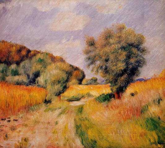 Renoir in Summer: The Artist's Luminous Celebration of Light, Leisure, and Life - Fields of Wheat by Pierre-Auguste Renoir
