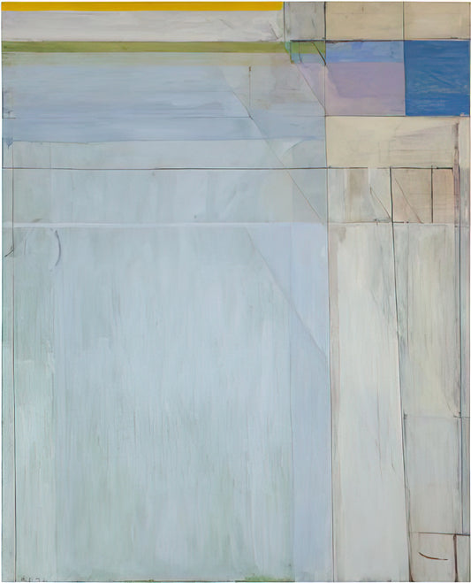 Richard Diebenkorn Artwork: A Journey Through Abstract Expressionism and California Modernism - Ocean Park #54 by Richard Diebenkorn