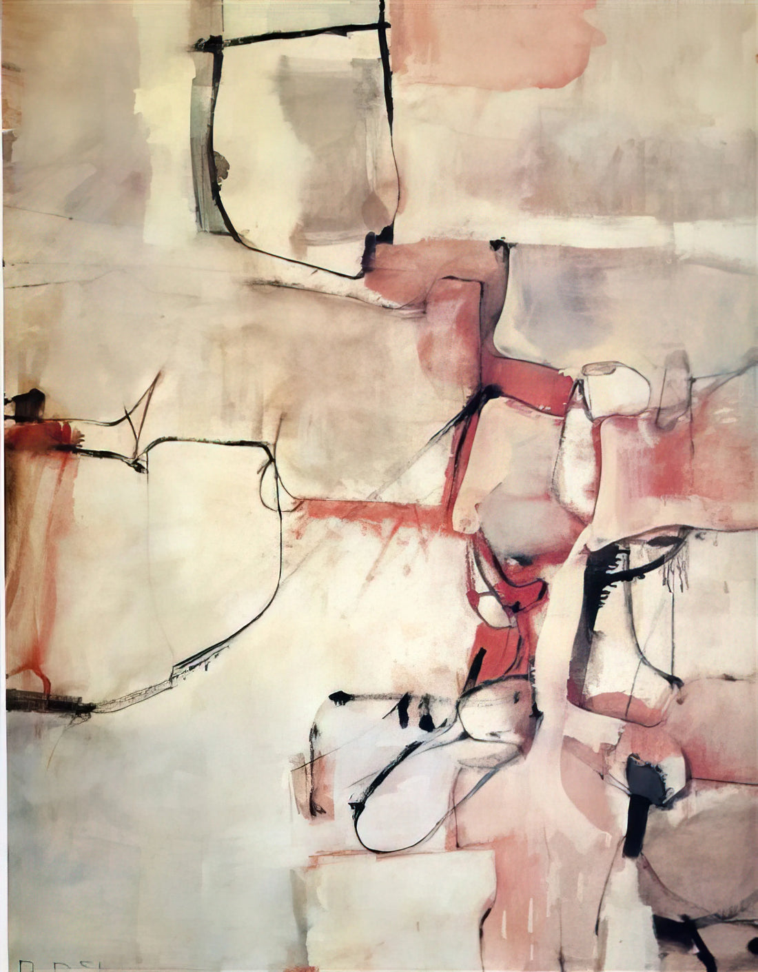 Richard Diebenkorn at SFMOMA: A Journey Through the Artist's Transformative Vision - Albuquerque #3 by Richard Diebenkorn