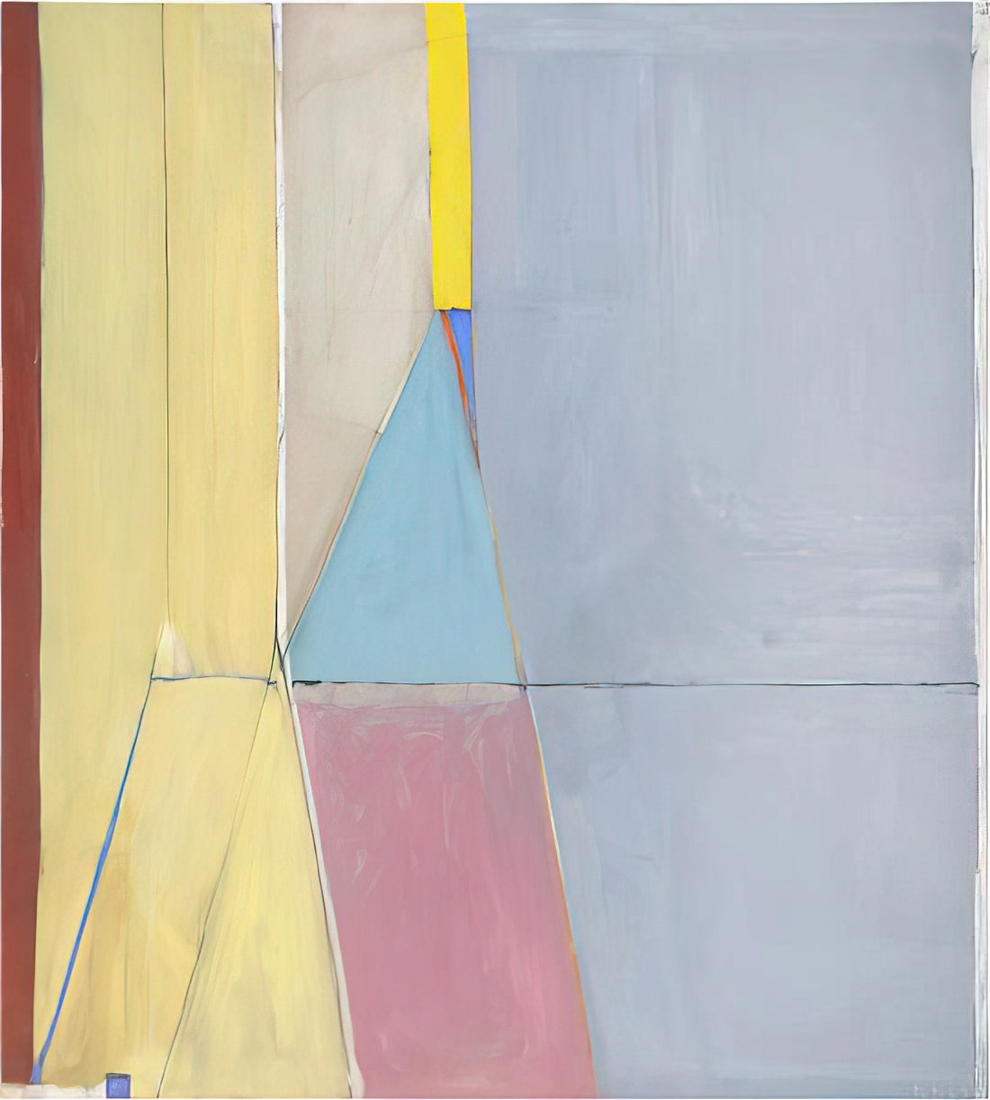 Richard Diebenkorn at the de Young: A Journey Through California Modernism - Ocean Park #21 by Richard Diebenkorn