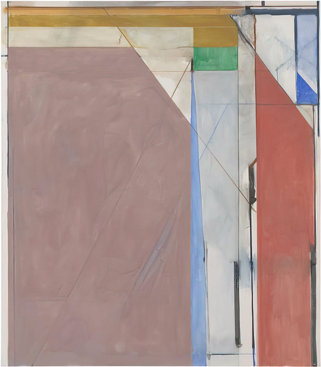 Richard Diebenkorn: The Berkeley Years 1953-1966 - A Pivotal Chapter in American Art - Ocean Park #70 by Richard Diebenkorn