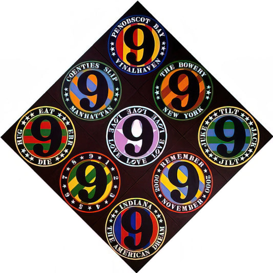 Robert Indiana LOVE: The Iconic Pop Art Masterpiece That Defined an Era - The Ninth American Dream by Robert Indiana