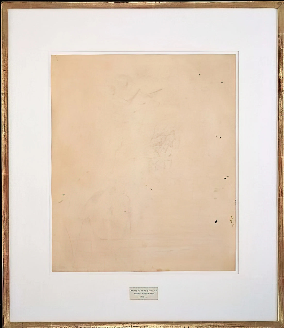 Robert Rauschenberg Paintings for Sale: A Collector's Guide to Acquiring Iconic Works - ERASED DE KOONING 1953 by Robert Rauschenberg